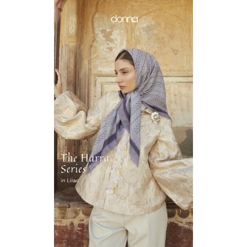 DONNA SCARVES - THE HARRA SCARVES LILAC