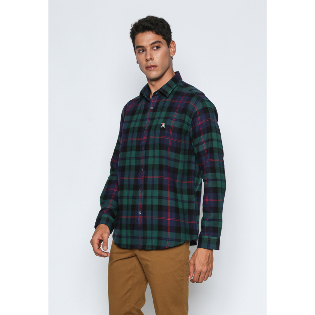ARNOLD PALMER Kemeja Flanel Lengan Panjang P-BEBF09-G9
