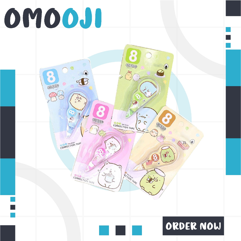 

Omooji - TIPEX ROLL/correction tape/tipe-x karakter lucu kecil/tip-ex kertas fancy S087