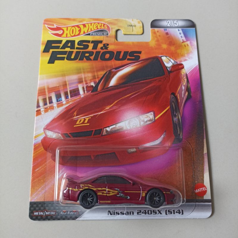 Hot Wheels Premium Nissan 240SX S14 Fast and Furious