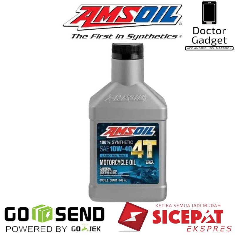 Amsoil Oli 4 Stroke 10W40 Manual Metric Full Synthetic CBR R15 NINJA 250 150 R25 R6
