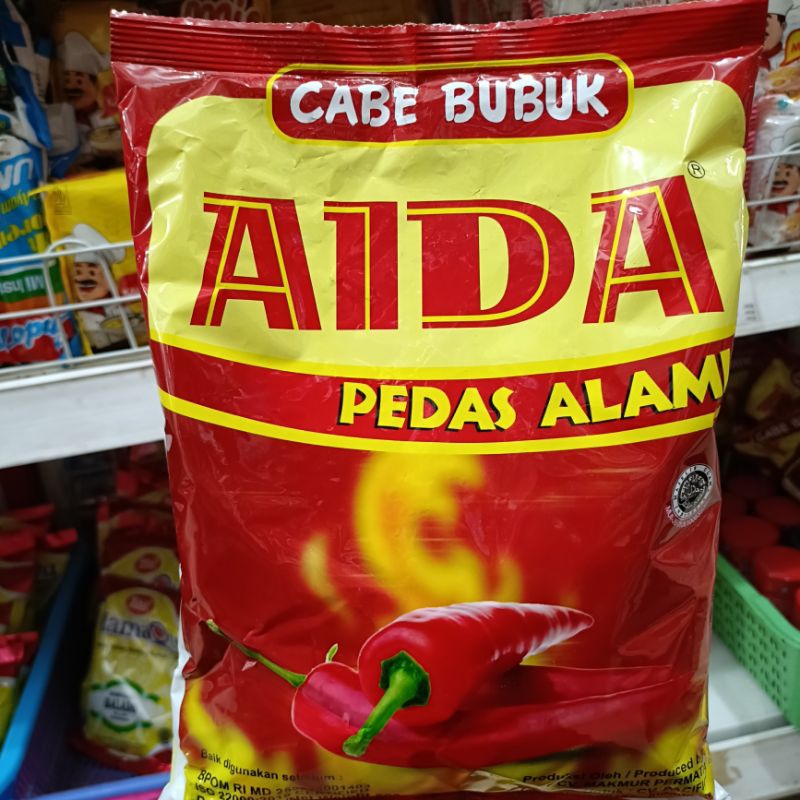 

Cabe bubuk AIDA pedas alami #500g