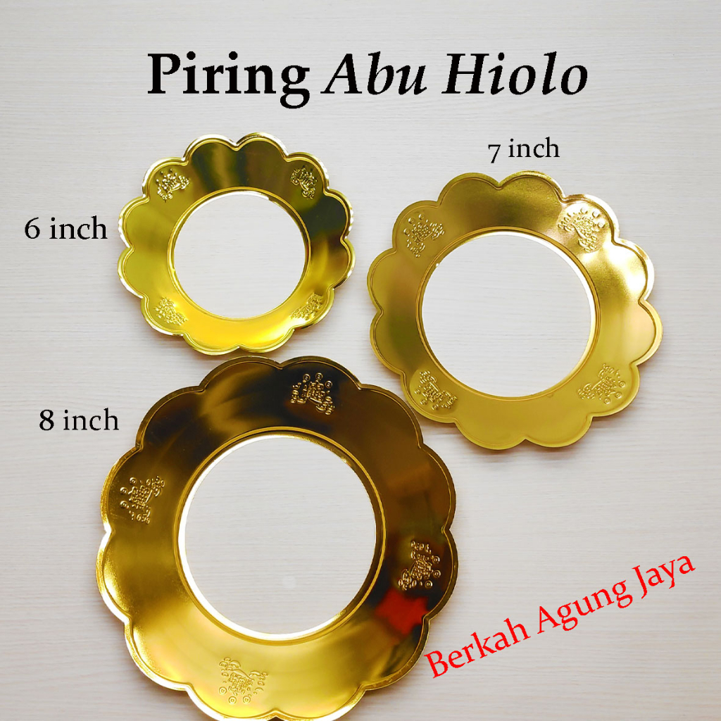 Piring Abu Hiolo / Piringan untuk Abu Hiolo Sembahyang