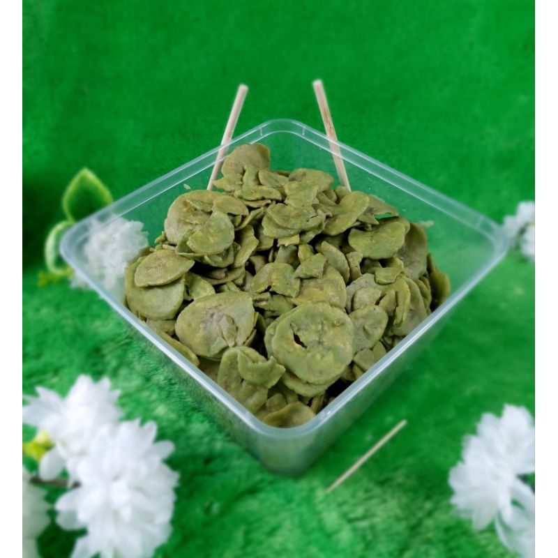

KERIPIK PISANG COKLAT RASA GREENTEA 500 gram