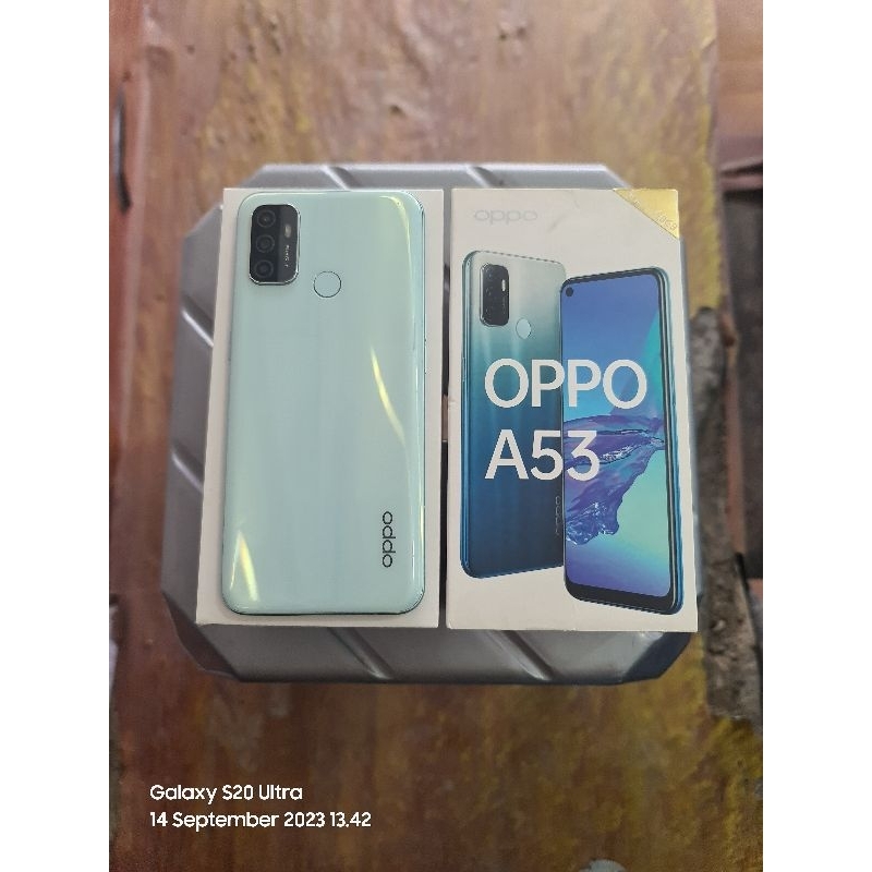(SECOND) Oppo A53 ram 4/128 Fullset Segel