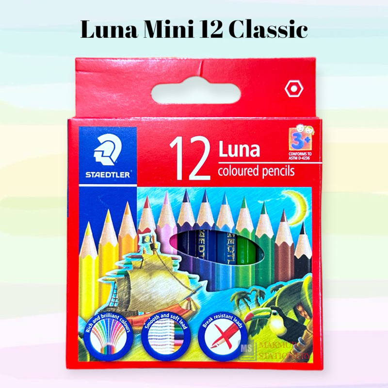 

Pensil Warna Staedler Luna Mini 12 Classic