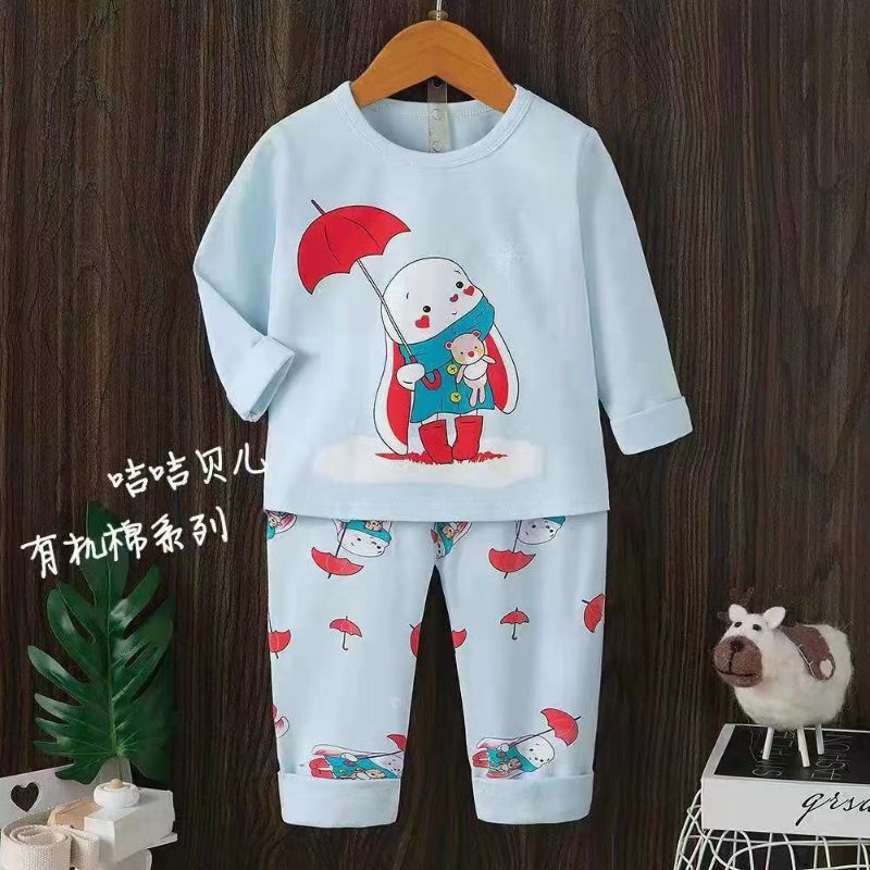 Piyama premium ku bao baju tidur anak 1-9tahun pp