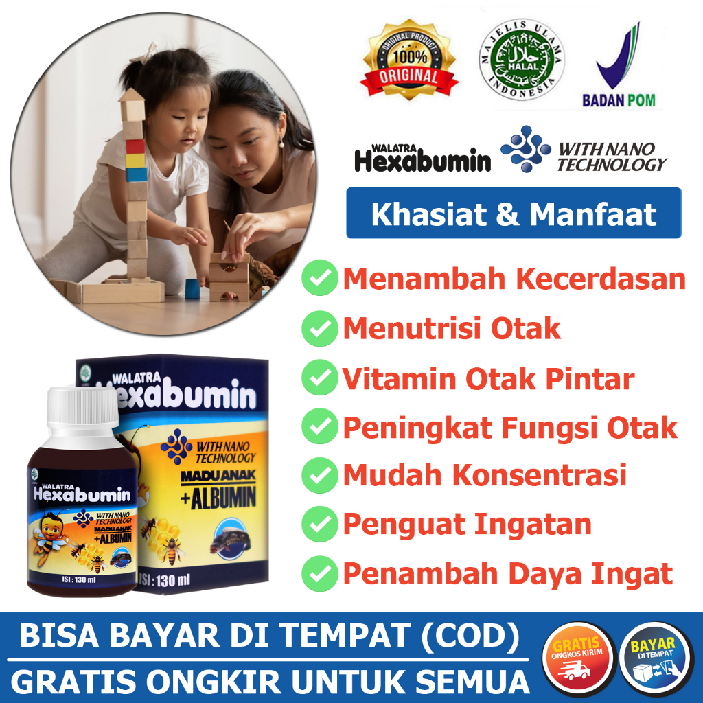 Vitamin Otak Anak Cerdas, Vitamin Anak DHA , Vitamin Kecerdasan Otak dan Daya Ingat Anak 1 2 3 7 10 