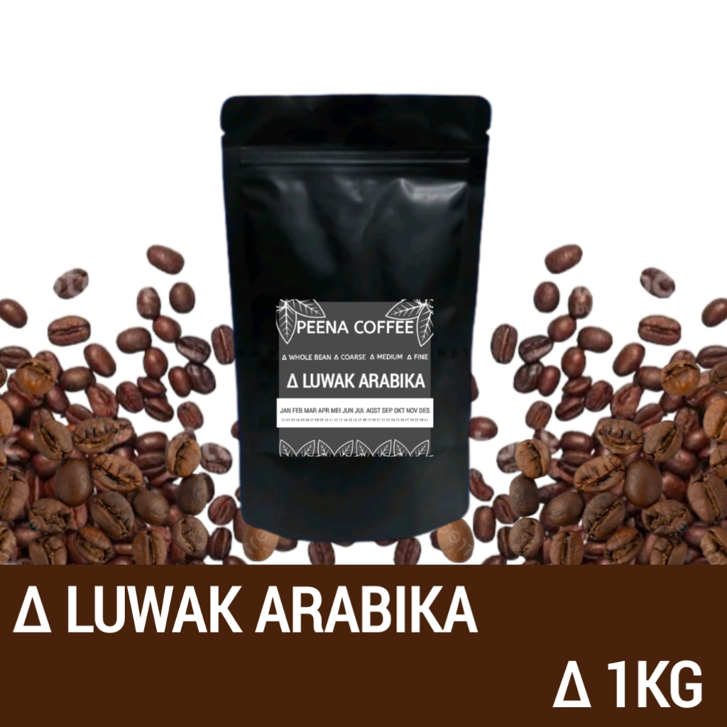 

Coffe Peena Luwak Aceh Gayo 1 kg Kopi Original Arabika Gayo Original Fermentasi