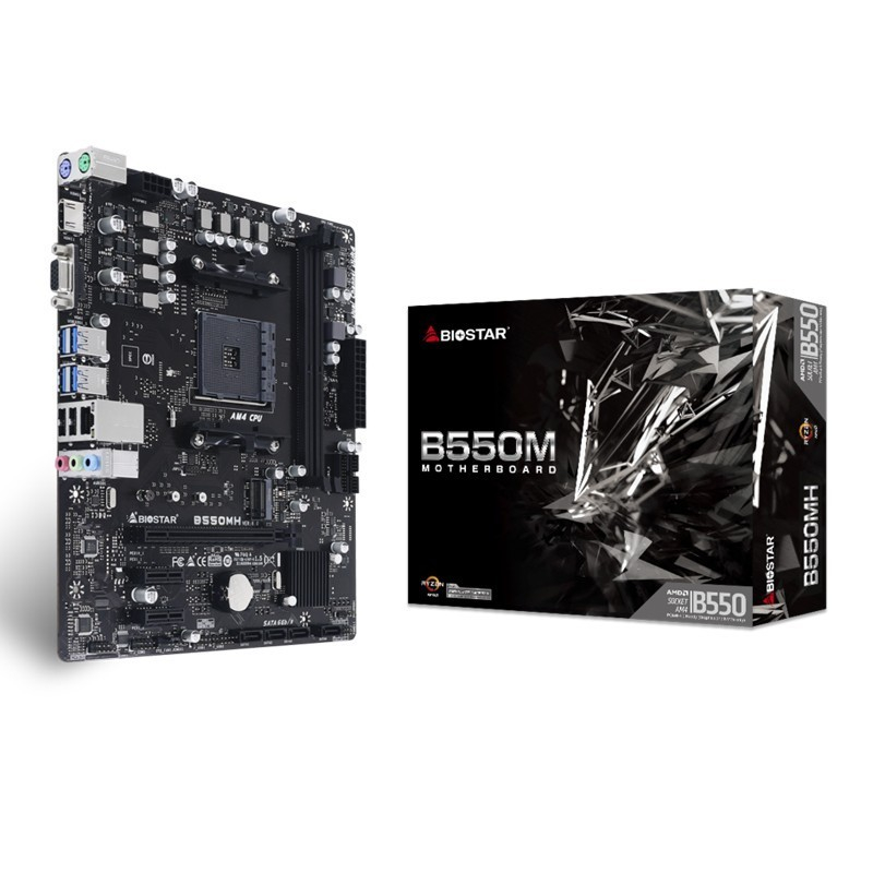 Biostar B550MH - [Socket AM4, AMD B550, DDR4, USB3.2]