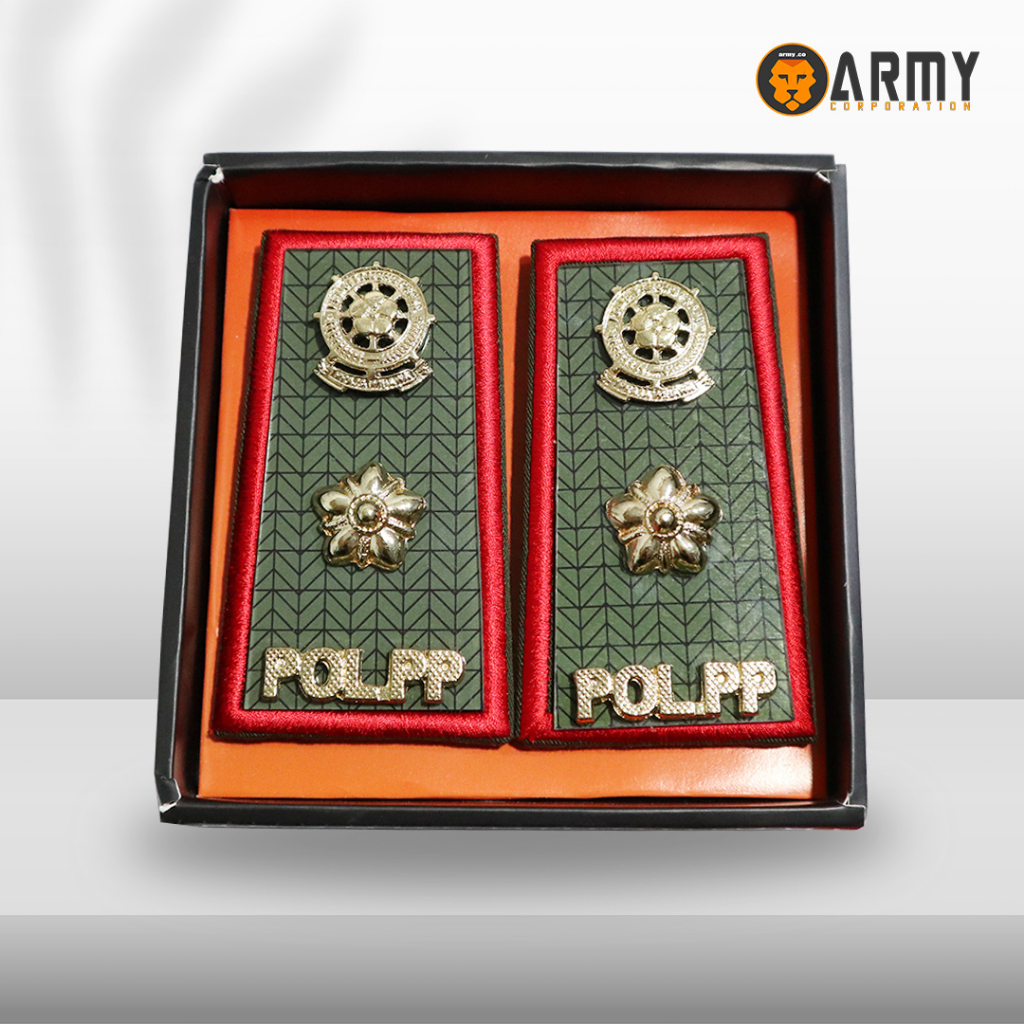 PANGKAT PDH BORDIR SATPOL PP GOLONGAN 3D POL PP MIKA LIST MERAH TERBARU