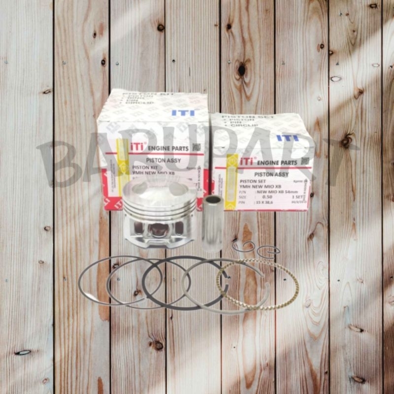 PISTON KIT SEHER ITI MIO XB 53.5 54 54.25 54.5 BORE UP PIN 15