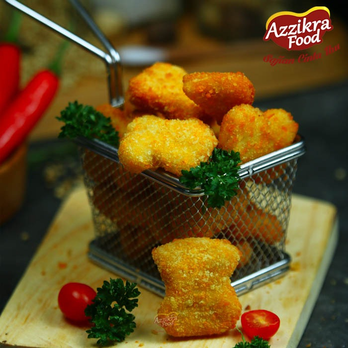 

Naget Ayam Premium Azzikra Frozen Food 500 gr / Halal / Depok
