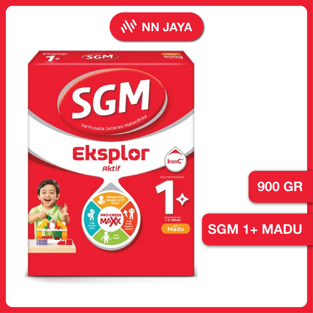 SGM 1+ Rasa Madu Susu Bubuk Bayi 900 Gr (1-3 Tahun)