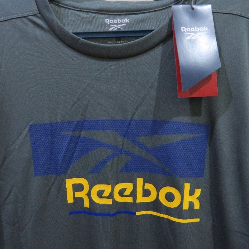 Kaos Reebok Men Grey Sport Station Original