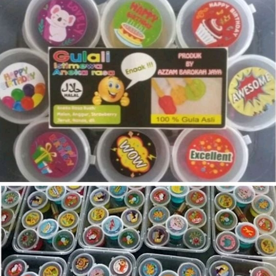 

Gulali jadul 1 boks isi 10 cup tanpa Toping