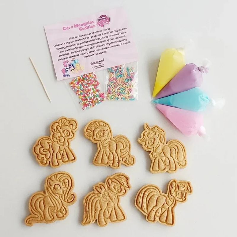 

DIY Cookie Kit Little Pony | Decorating Cookies | Cookies Hias | Menghias Cookies | Cookies Hias Little Pony | Hampers Little Pony | Kado Little Pony | Goodiebag Little Pony | Mainan Little Pony | Hampers Ultah | Kado Ultah | Goodiebag Ultah | Kue Kering