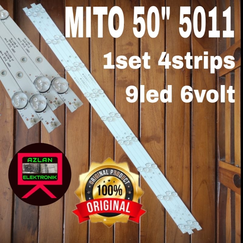 BACKLIGHT LED TV MITO 50" 5011 9led 6volt