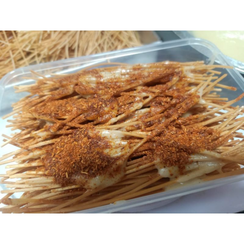 

camilan mie lidi bumbu kering bumbu basah cemilan enak kemasan 220gr