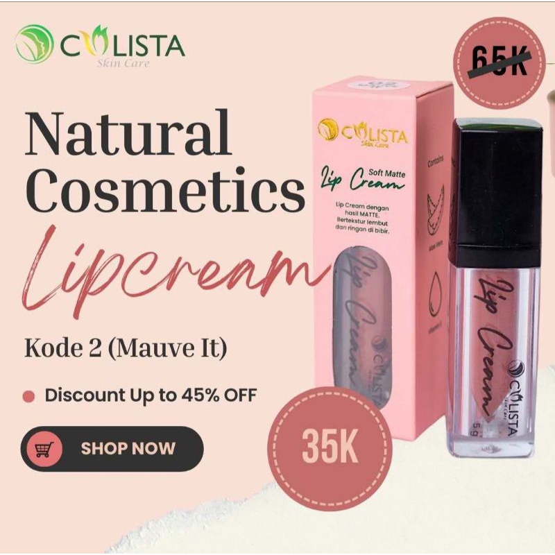 Lip Cream Colista Skincare
