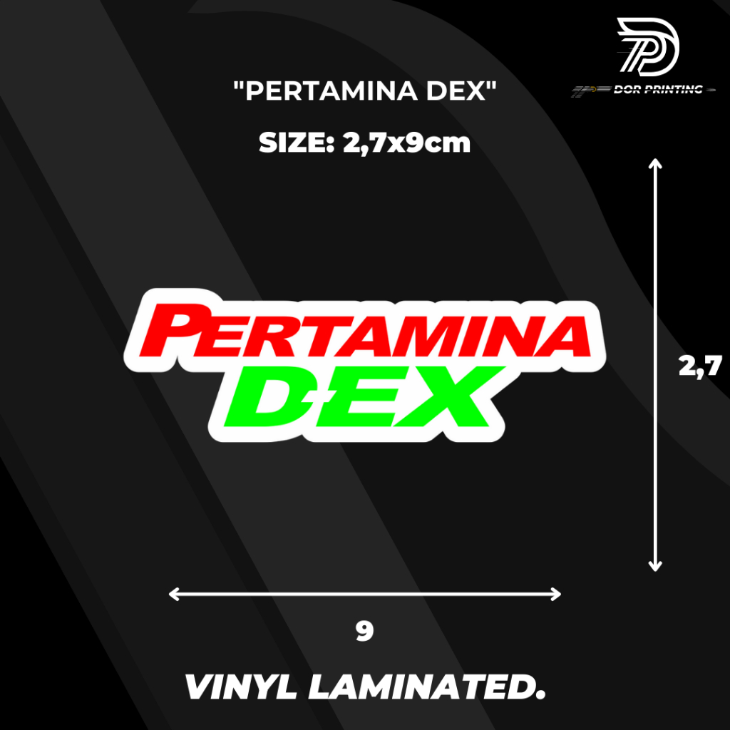 

STICKER/ PERTAMINA DEX VIRALL KEREN LOGO PERTAMINA DEX