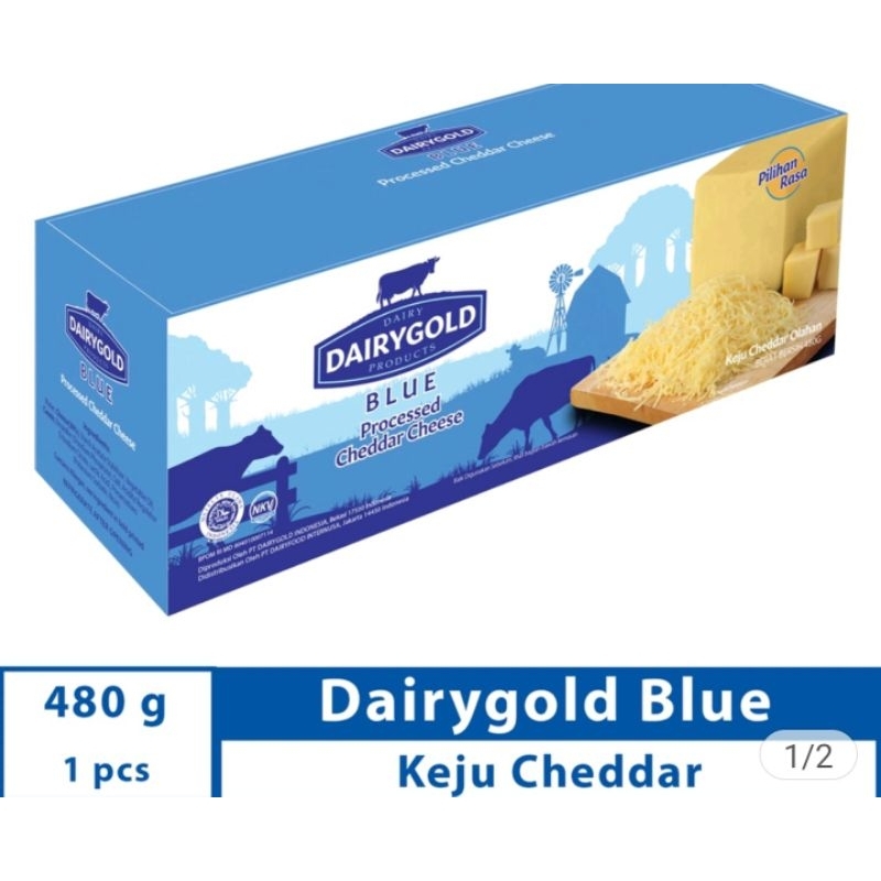 

keju Dairygold blue 480 gram