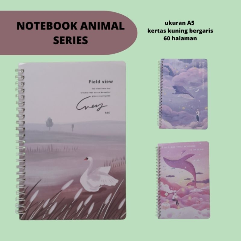 

Notebook A5 Animal Series