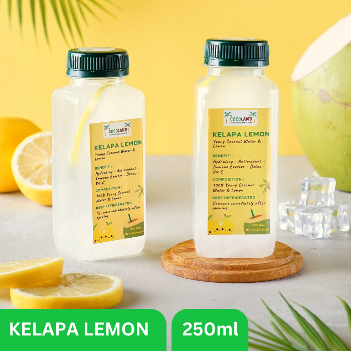 

Air Kelapa Lemon Murni 250ml Fresh Lemon Coconut Water