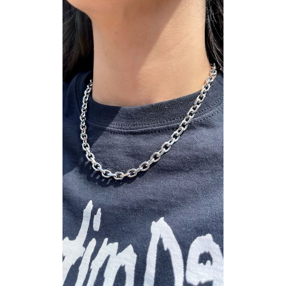 Kalung Rantai Kapal Besar Stainless Stell Pria Cowok Keren Macho