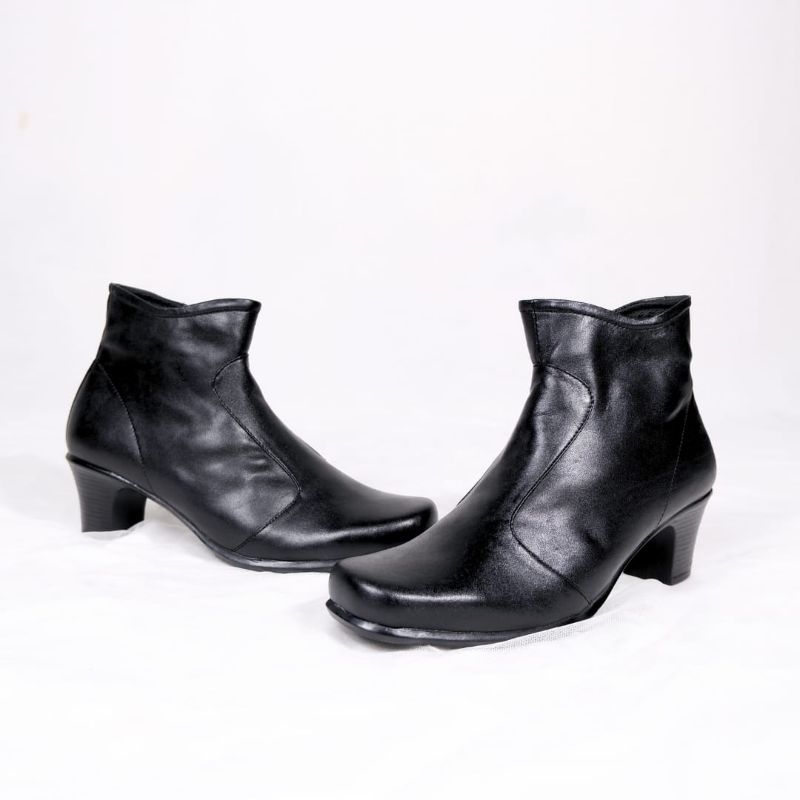 SEPATU BOOT WANITA |SEPATU BOOT PDH|SEPATU FASHION BOOT|SEPATU CANTIK WANITA|SEPATU BOOT KULIT DOMBA