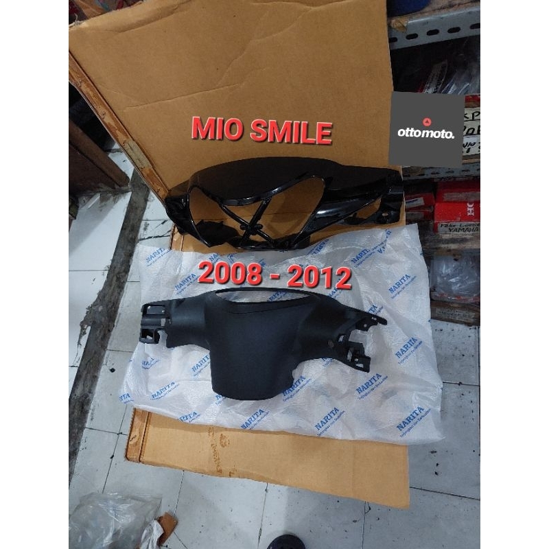 BATOK SET DEPAN BELAKANG HITAM MIO NEW SPORTY MIO SMILE KARBURATOR 2008 - 2012