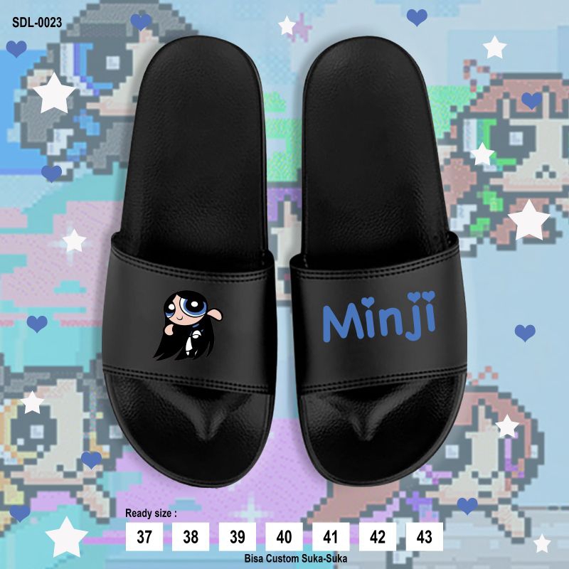 SENDAL NEW JEANS POWERPUFF GIRL TERBARU