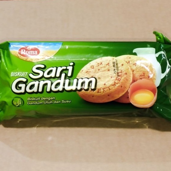 

ROMA SARI GANDUM SUSU 149 GRAM