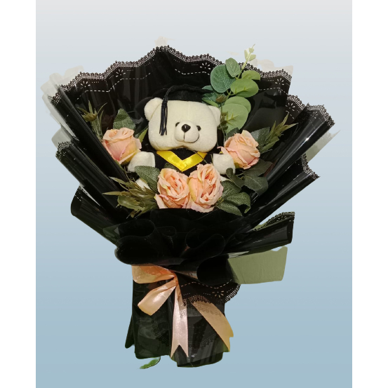 

BUKET BONEKA WISUDA | Bahan Premium | Segar anti layu