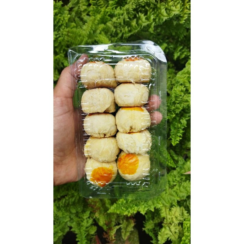 Paket pia kering mini original/kacang ijo isi 5 mika (wajib tambahkan bubble wrap)