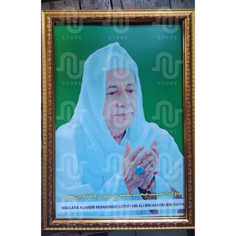 Bingkai Kaca Foto Habib Luthfi Uk 42x58