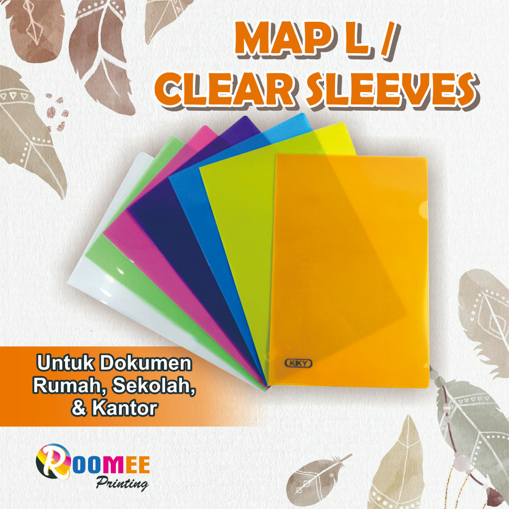 

MAP L BENING KIKY / CLEAR SLEEVES UKURAN FOLIO