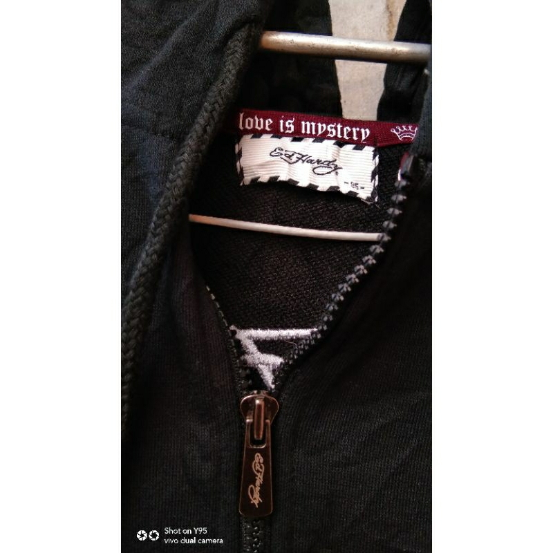 hoodie zipper ed hardy