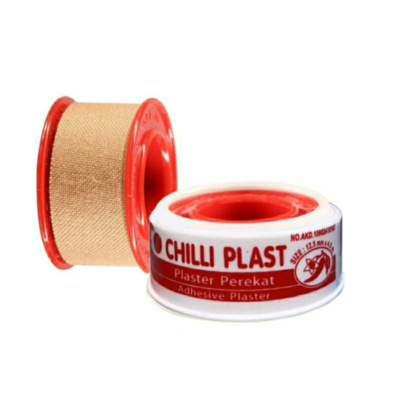 Hansaplast | Chiliplast Plester Kain Roll 1,25cm x 5m | 1,25cm x 1m Plester Kain Roll Serbaguna