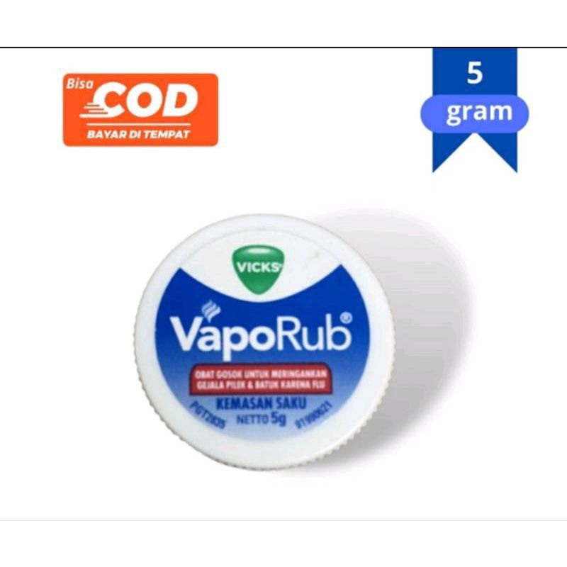 TERMURAH) Vicks VapoRub 5gr 5g, 10gr 10g - Vicks Balsem