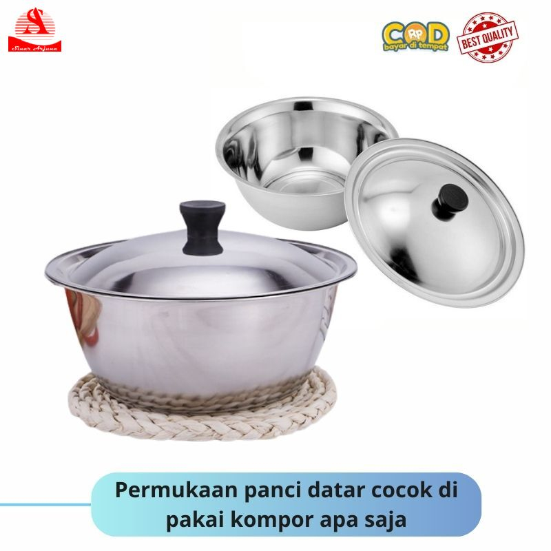 NEW BASKOM TUTUP STAINLESS STEEL/WASKOM STAINLESS PLUS TUTUP