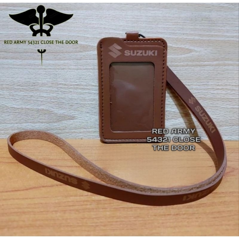 

ID Card Holder Tali Lanyard Name Tag Logo SUZUKI