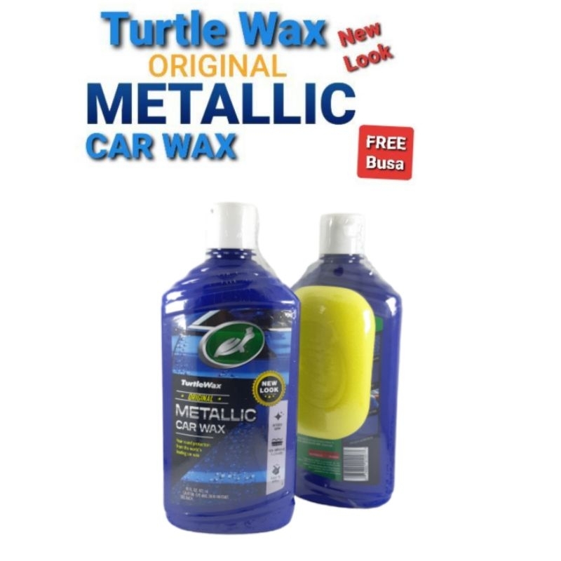 Turtle Wax Metallic Car Wax Obat Poles Pengkilap Body Silicone Silikon Glaze Original T-157I