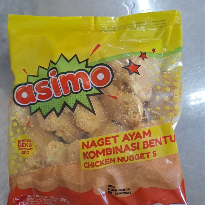 

Asimo Nugget Ayam Kombinasi bentuk S 250 gr