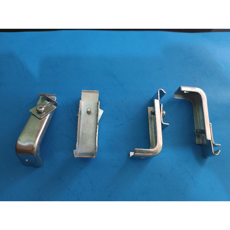 Bracket  Single Gorden Lengkung / Kaki penyangga Gorden Elastis/ Kaki Batang Gorden Lengkung