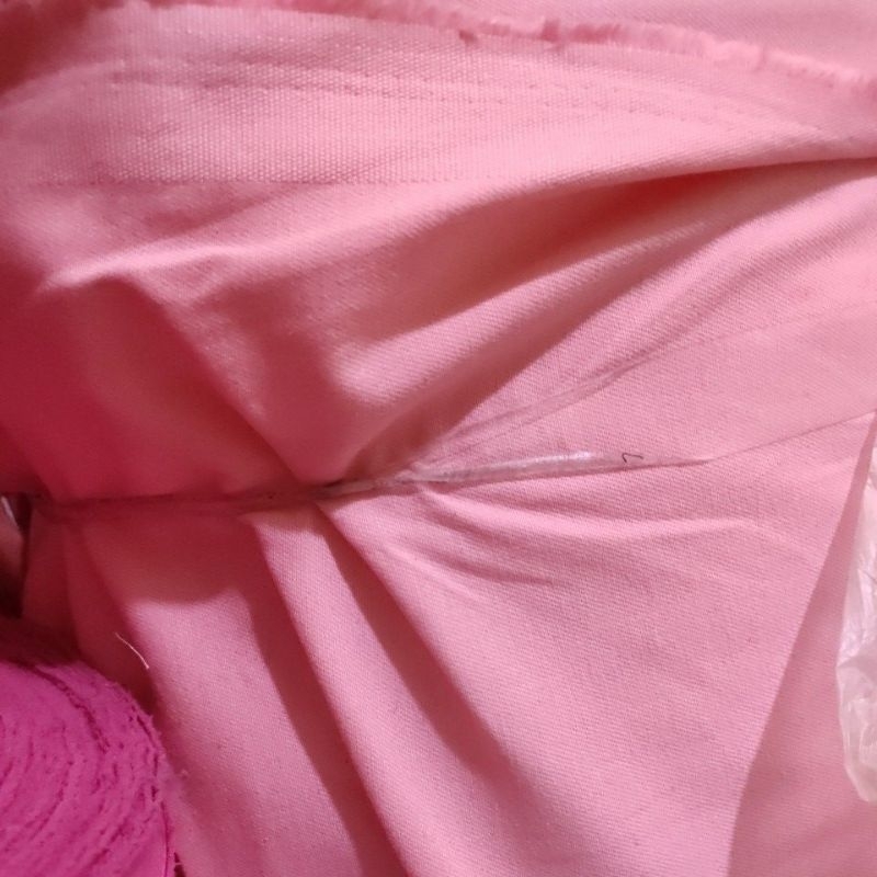 KAIN KILOAN KATUN TWILL TEBAL ELASTIS PINK