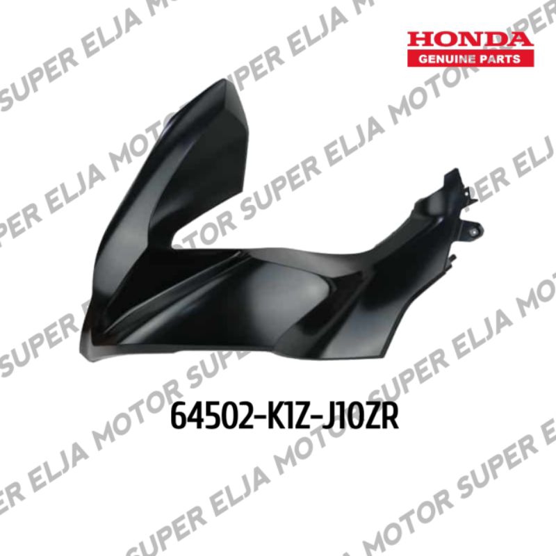 ORIGINAL Cover Sayap Kiri HONDA PCX 160K1Z , HITAM DOFF