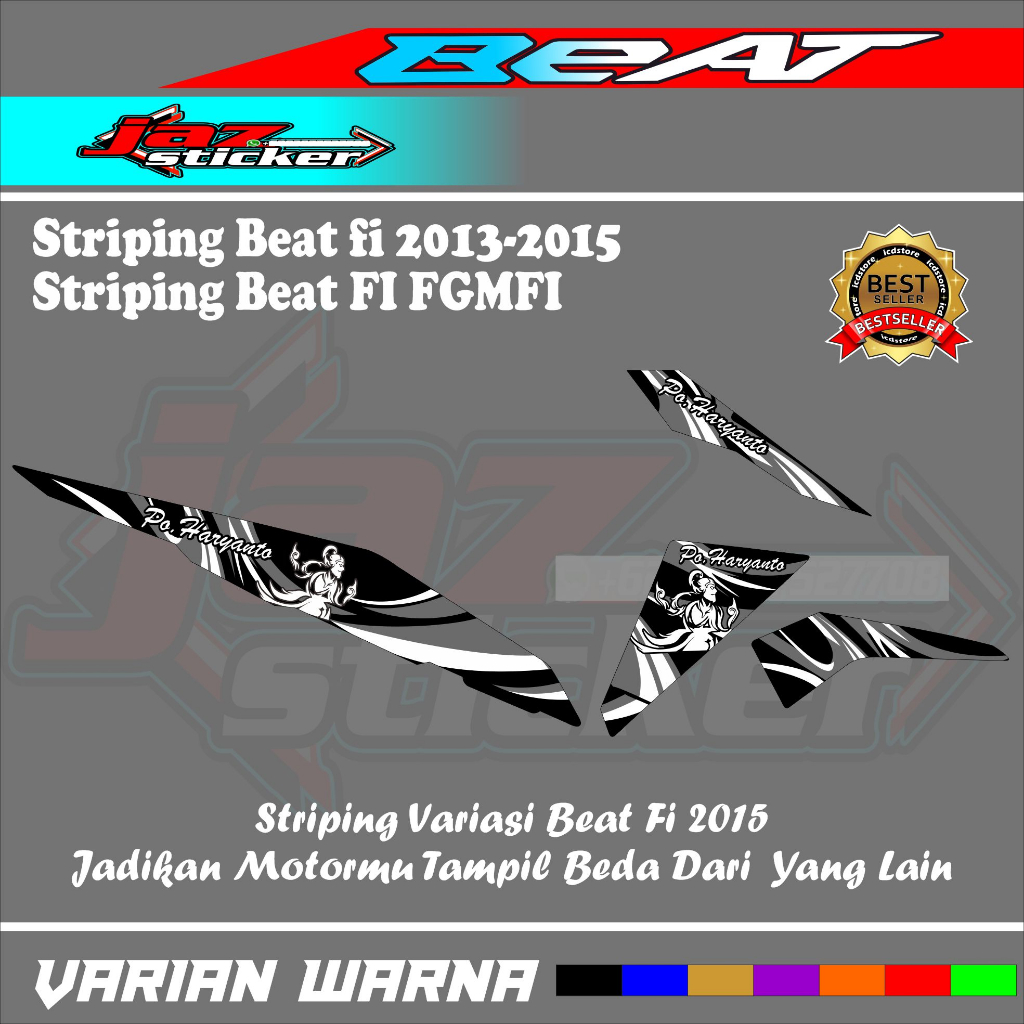 "STRIPING BEAT FI / 2013 / 2015 / VARIASI / BUS PO HARYANTO / GRAFIS / BASURI / STICKER BUS / STICKE