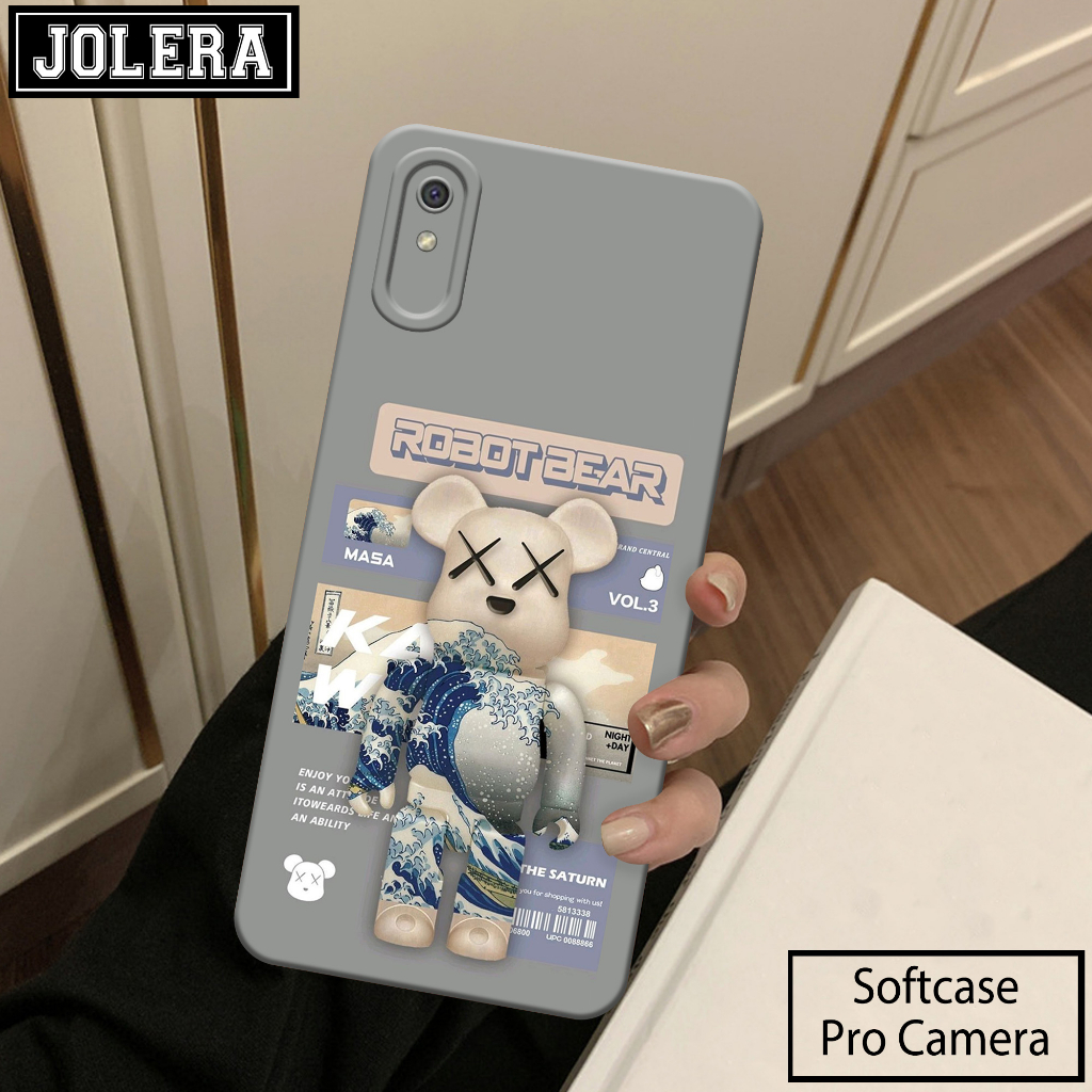 Case Hp Softcase XIAOMI REDMI 9A Case Hp XIAOMI REDMI 9A  Silikon Hp XIAOMI REDMI 9A Motif Cartoon K