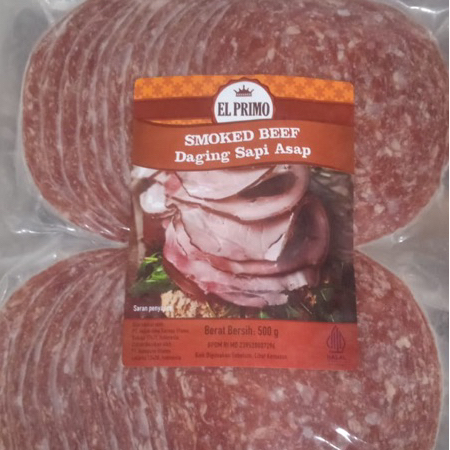 

SMOKED BEEF PRESLICE MURAH PREMIUM 500 gram